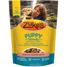 Zukes Puppy Naturals Dog Treats  Salmon & Chickpea Recipe