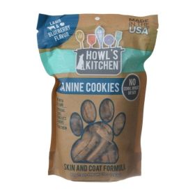 Howl's Kitchen Canine Cookies Skin & Coat Formula  Lamb & Blueberry Flavor