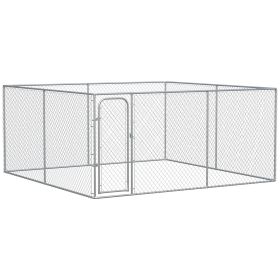 Dog Playpen, Dog Exercise Pen Dog Run Enclosure, 172.2 Sq. Ft