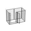 6 Panels Heavy Duty Metal Playpen with door,39.37"H Dog Fence Pet Exercise Pen for Outdoor, Indoor