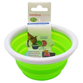 Bamboo Silicone Travel Bowl (Option: Assorted 1Cup Tray)